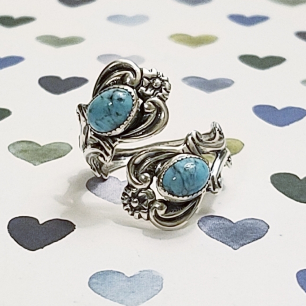 Sterling silver and turquoise ring